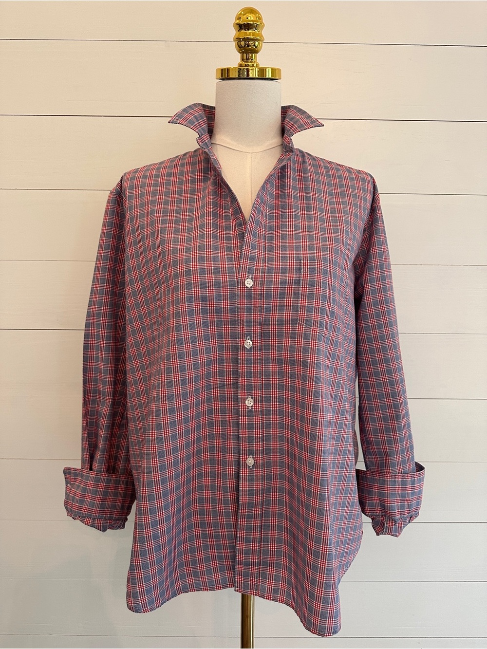 Frank & Eileen Women’s Eileen Red & Blue Plaid Button-Up Shirt